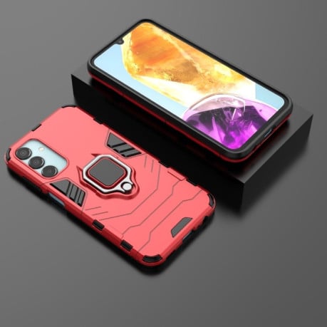 Протиударний чохол Magnetic Ring Holder для Samsung Galaxy M15 5G - червоний