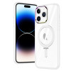 Противоударный чехол MagSafe Magnetic Holder для iPhone 15 Pro Max - прозрачный