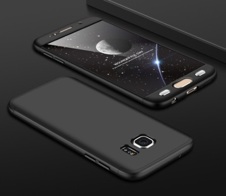 3D чохол GKK Three Stage Splicing Full Coverage Case на Samsung Galaxy S7/G930 - чорний