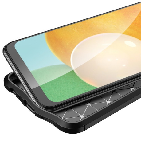 Протиударний чохол Litchi Texture для Samsung Galaxy A04s/A13 5G - чорний