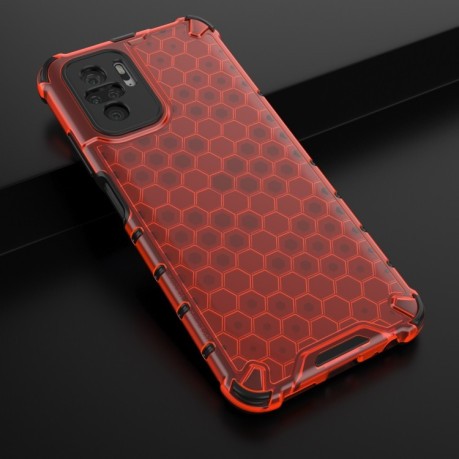 Протиударний чохол Honeycomb на Xiaomi Redmi Note 10/10s/Poco M5s- червоний