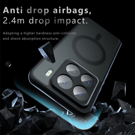 Протиударний чохол Armor Precise Hole PC Hybrid TPU для Xiaomi 15 Pro - чорний