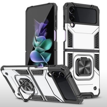 Протиударний чохол Magnetic Armor для Samsung Galaxy Z Flip3 5G - сріблястий