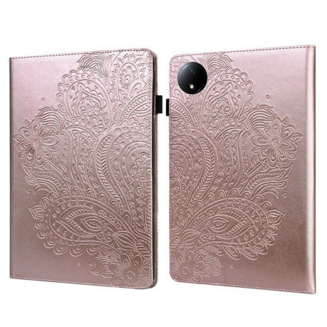 Чохол-книжка Embossed Tiger Pattern Leather Xiaomi Redmi Pad SE 8.7 - рожеве золото