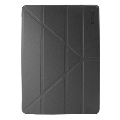 Шкіряний Чохол ENKAY Lambskin Texture + Silicone Sleep Function чорний для iPad Air 2019/Pro 10.5