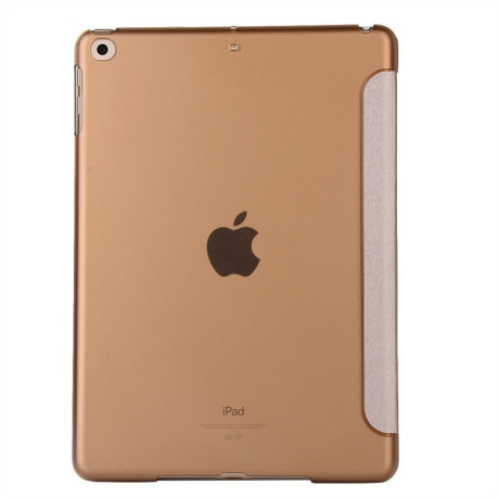 Чехол-книжка Silk Texture на iPad 2017/2018 -розовое золото