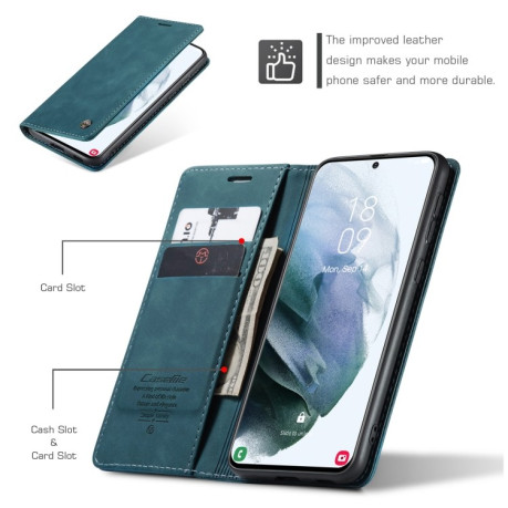 Чохол-книжка CaseMe-013 Multifunctional на Samsung Galaxy S21 - зелений