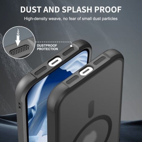 Чохол протиударний MagSafe Magnetic для iPhone 15 - чорний