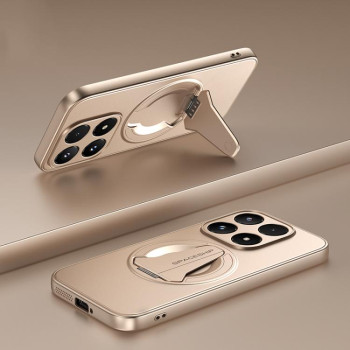 Чохол Spaceship з MagSafe і складною підставкою на Xiaomi 17 — пісочно-золотистий