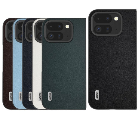 Чохол ABEEL Genuine Leather Luxury для Google Pixel 9 Pro Fold - чорний