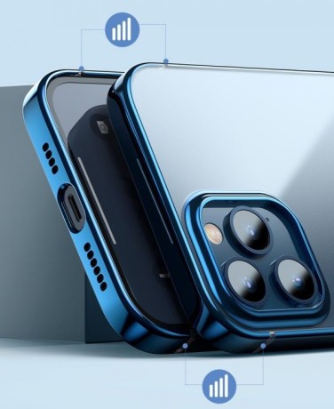 Силиконовый чехол Baseus Shining Case  для iPhone 12 mini - серебристый