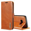 Кожаный чехол- книжка DG.MING Genuine Leather на Samsung Galaxy S8 /G950- коричневый