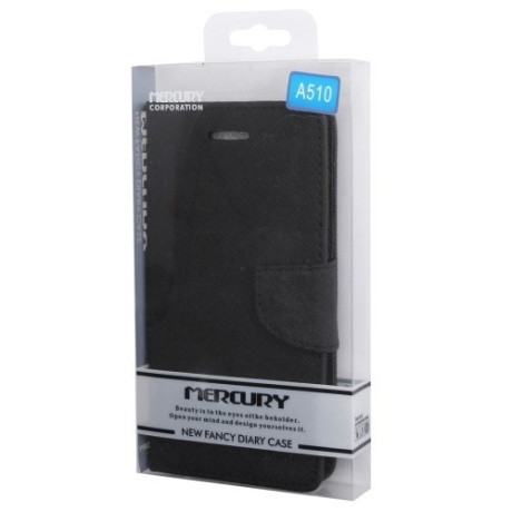 Чехол Книжка Mercury Goospery Magnetic Black для Samsung Galaxy A5 (2016) / A510