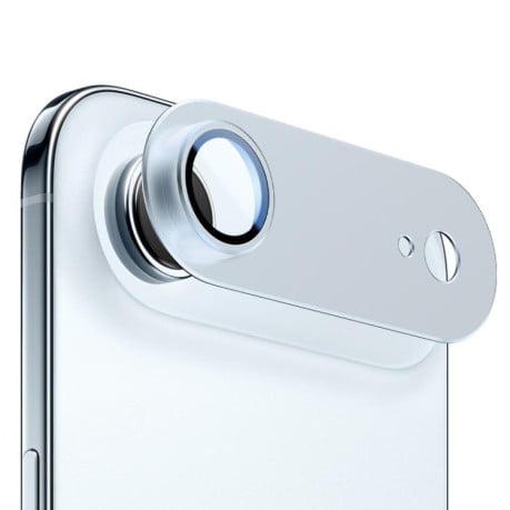 Защита камеры XDCASE Titanium Alloy Hollow Camera Lens на iPhone Air - голубой