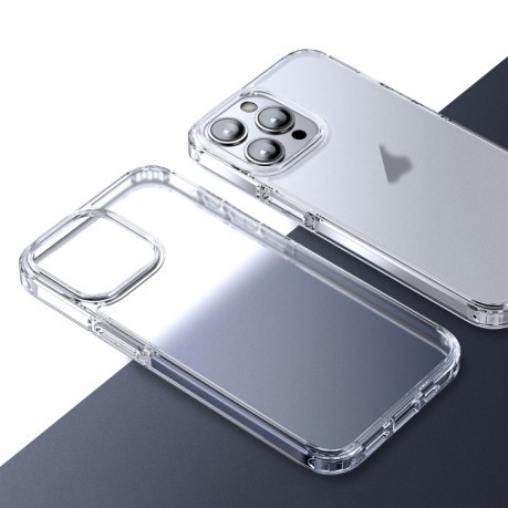 Противоударный чехол Wlons Ice Crystal для iPhone 15 Pro - прозрачный
