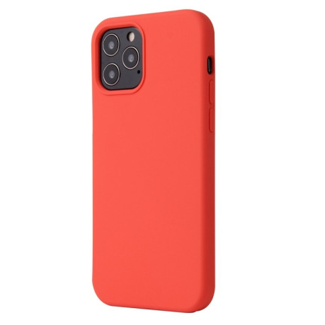 Силіконовий чохол Solid Color Liquid на iPhone 12 Pro Max - кораловий