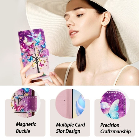 Чохол-книжка Colored Drawing Pattern для iPhone 16e - кольоровий