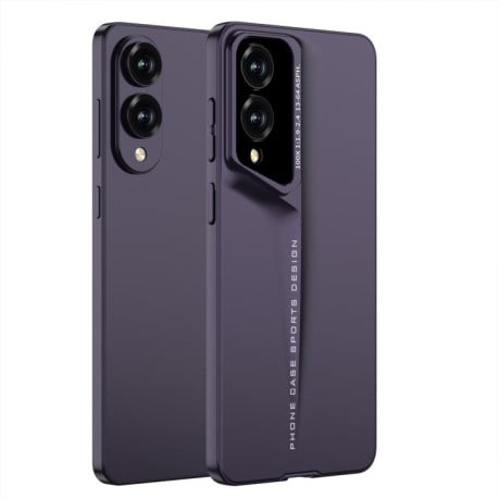 Ультратонкий чехол GKK Blade Ultra-thin Full Coverage для Samsung Galaxy S25 Edge 5G - фиолетовый