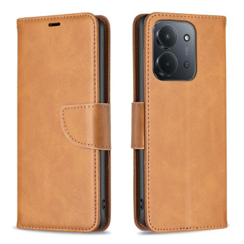 Чохол-книжка Lambskin Texture Pure Color на Xiaomi Redmi 15C 5G/4G EU 173mm/Poco C85 5G - жовтий