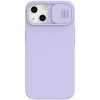 Силиконовый чехол NILLKIN CamShield для iPhone 14/13 - фиолетовый