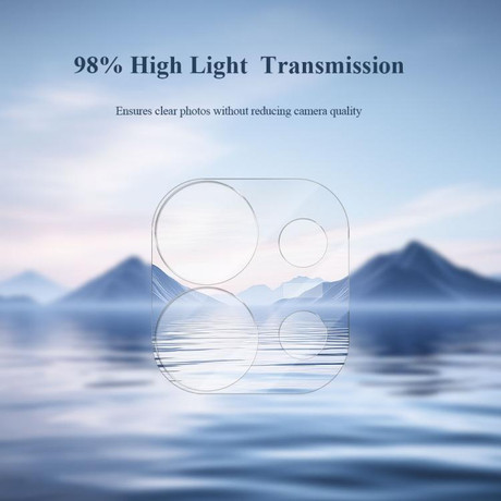 Стекло на камеру Lereach TF с полным 3D покрытием на OPPO Reno16 F  5G — чёрное