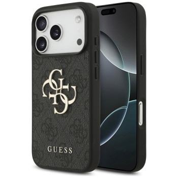 Оригінальний чохол Guess 4G Big Logo на iPhone 17 Pro - Black