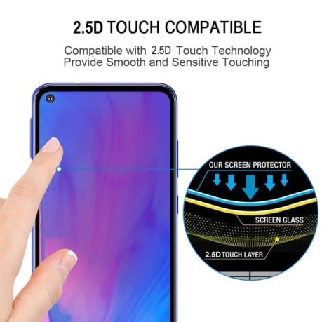 Защитное 3D стекло Full Glue на Samsung Galaxy A71/ Note 10 Lite/ M51 - черное