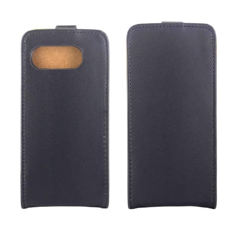 Флип-чехол Vertical Flip Leather Phone Case with Card Slot для Google Pixel 9a - черный