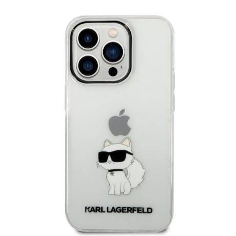 Оригінальний чохол Karl Lagerfeld Ikonik Choupette для iPhone 14 Pro Max - transparent
