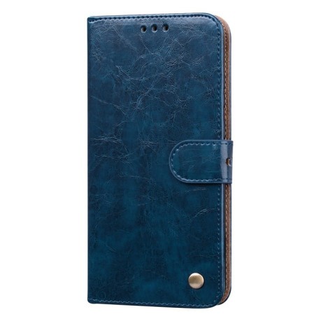 Чехол-книжка Oil Wax Texture для Xiaomi Poco X4 Pro 5G - синий