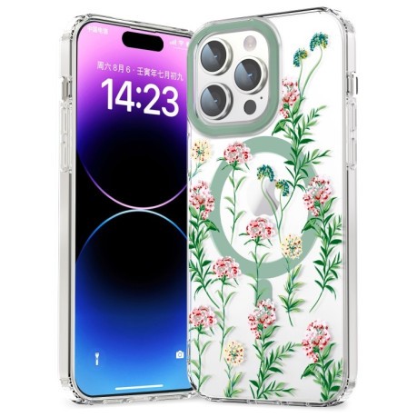 Чохол протиударний with Magsafe Magnetic Shockproof для iPhone 15 Pro - Vine Rose