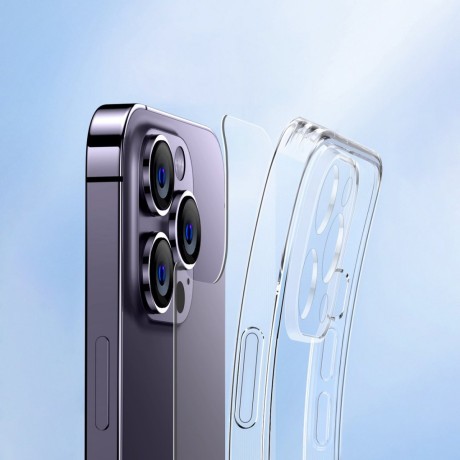 Оригинальный чехол Ugreen Gel Frame Classy Clear для iPhone 14 Pro Max - прозрачный
