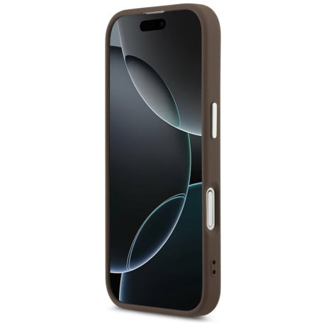 Оригинальный чехол Guess Classic Logo с MagSafe на iPhone 17 - Brown