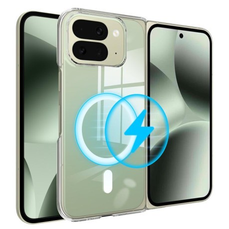 Противоударный чехол Scratchproof PC Transparent MagSafe на Google Pixel 10 Pro Fold