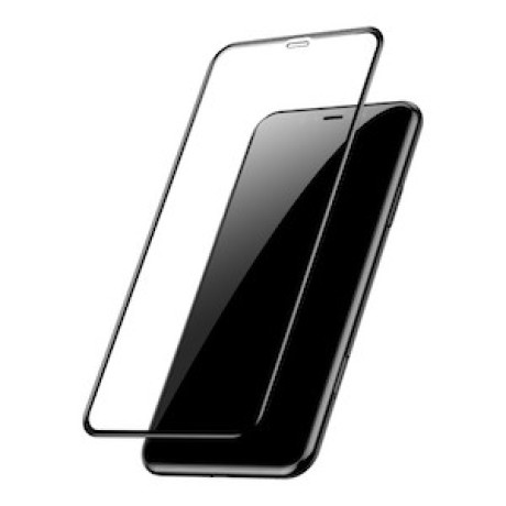 3D защитные стекла 2 ед.-PCS  Baseus на весь экран 0.3mm 9H iPhone 11 Pro/X/Xs-черные
