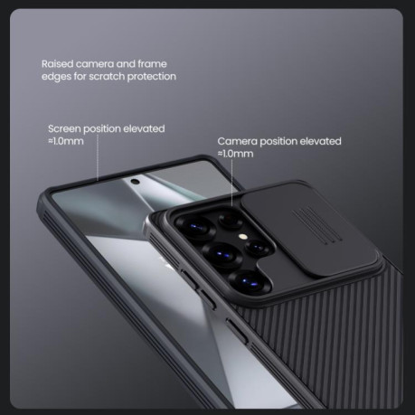 Протиударний чохол NILLKIN Black Mirror Series для Samsung Galaxy S25 Ultra 5G - зелений