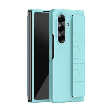 Чехол Skin Elastic Wrist Grip Back Cover на Samsung Galaxy Fold 7 5G  - зеленый