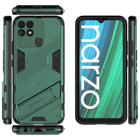 Протиударний чохол Punk Armor для Realme Narzo 50A - зелений