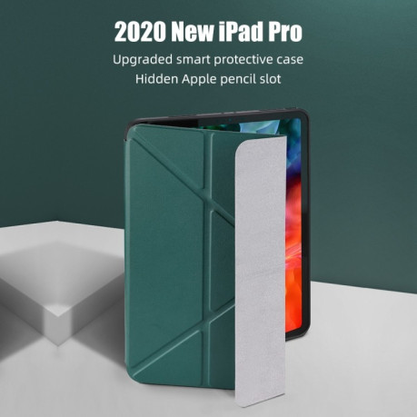 Чехол-книжка ROCK Touch Series для iPad Pro 12.9 2020/2021 - зеленый