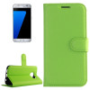 Чохол-книжка Litchi Texture на Samsung Galaxy S7 - зелений