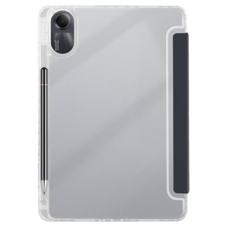 Чехол-книжка Clear Acrylic Demation Leather для Xiaomi Redmi Pad SE 11 2025 / Pad 2 - синій
