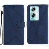 Чохол-книжка Stitching Embossed Leather для OPPO Reno11 F 5G/F25 Pro 5G - синій