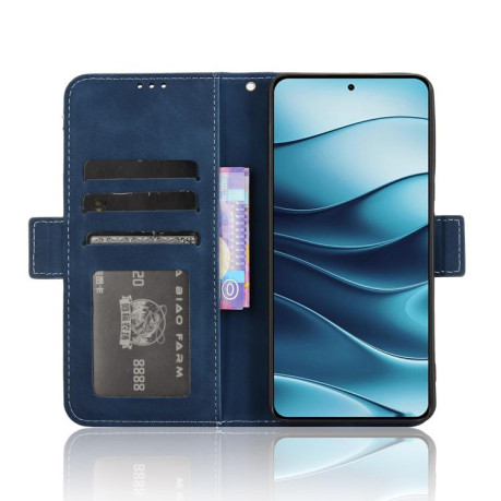 Чохол-книжка Skin Feel Calf на Xiaomi Redmi Note 14 4G Global - синій