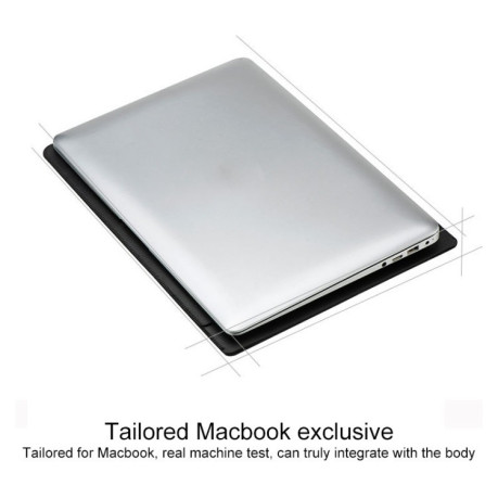 Шкіряний чохол-конверт Double Inner Bag на MacBook 12 inch-чорний