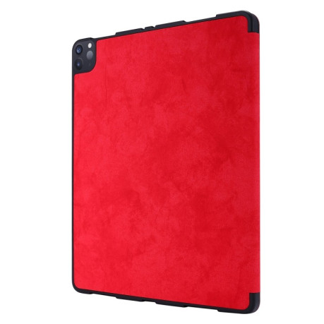 Чехол-книжка Silk Texture Horizontal Deformation Flip на iPad Pro 12.9 (2020) - красный