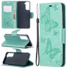 Чохол-книжка Butterflies Pattern Samsung Galaxy S21 - зелений