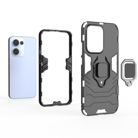 Протиударний чохол Magnetic Ring Holder на OPPO Reno13 5G Global - червоний