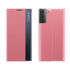 Чехол-книжка Clear View Standing Cover на Samsung Galaxy S21Plus - розовый