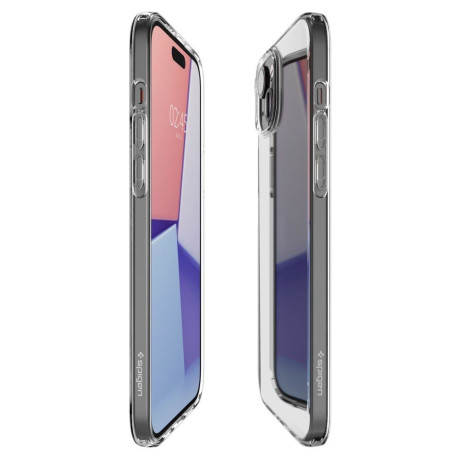 Оригинальный чехол Spigen Liquid Crystal на iPhone 15 - Crystal Clear
