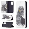 Чехол-книжка Colored Drawing Series на Samsung Galaxy A72 - Girl